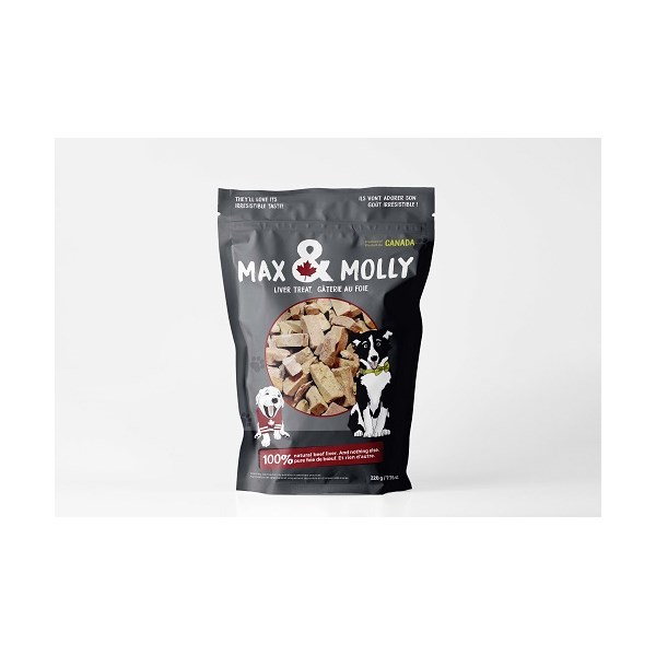 Max and Molly Freeze Dried Liver Treats 8oz (220g)
