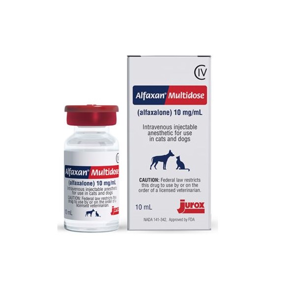 Alfaxan Injection (alfaxalone) Dog and Cat 10mg/ml 10ml C4