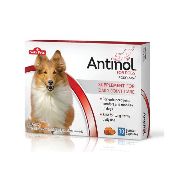 Antinol for Dogs Joint Care Softgel 30ct 5/pk