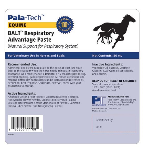 Balt Respiratory Advantage Paste 80ml