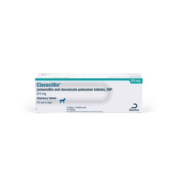 Clavacillin Tab 375mg 210ct (amoxicillin and clavulanate potassium)