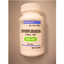 Ciprofloxacin Tabs 250mg 100ct