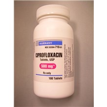 Ciprofloxacin Tabs 500mg 100ct