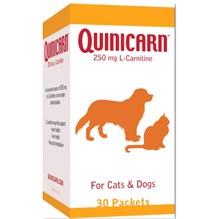 Quinicarn Powder 250mg 30Pk Chicken Flavored