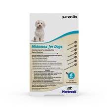 Midamox Topical Small Dog 9.1-20lb 6 dose SINGLE CARD