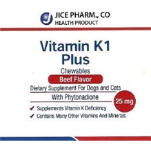 Vitamin K1 Chew Tab 25mg 50ct