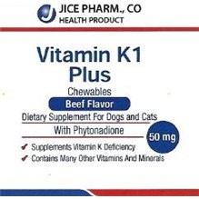 Vitamin K1 Chew Tab 50mg 50ct