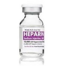 Heparin Sodium Injection 1000U 10ml 25pk FULL BOX ONLY