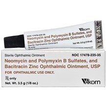 Akorn Neo Poly Bac (BNP) Ophthalmic Ointment 3.5gm Vet Label