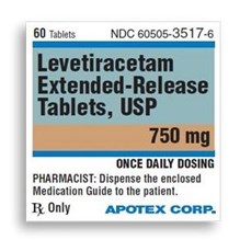 Levetiracetam Tabs ER (Extended Release) 750Mg 60ct