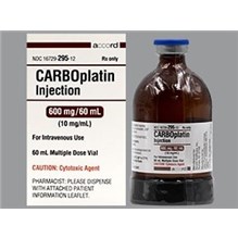 Carboplatin Injection MDV 600mg/60ml