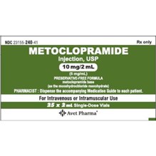 Metoclopramide Injection 5mg/ml 2ml 25pk FULL BOX ONLY