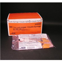 U-100 Insulin Syringes 0.5cc  with 28g x 1/2