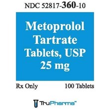 Metoprolol Tabs 25mg 100ct