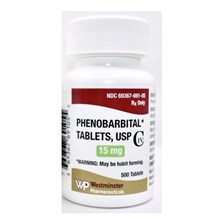 Phenobarbital Tabs 15mg 500ct   C4