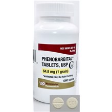 Phenobarbital Tabs 64.8mg (1 gr.) 1000  C4