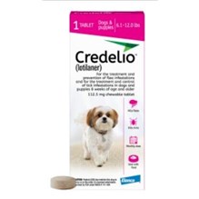Credelio Chew Tabs 6.1-12lbs Pink 1 Dose 16/Box