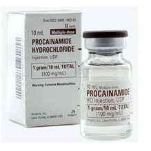 Procainamide Injection 100mg 10ml  25pk  Full Pack Only