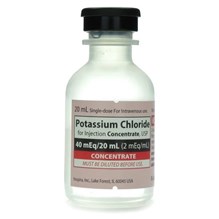 Potassium Chloride Injection 40meq 20ml 25pk Full Pack Only