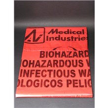 Bio-Hazard Bag Red 25