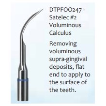 Satelac Dental Tip #2 Voluminous Calculus F00247