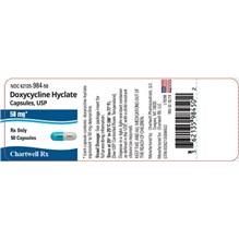 Doxycycline Caps 50mg 50ct Chartwell Label