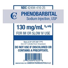 Phenobarbital Injection 130mg/ml 1ml C4
