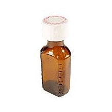 Oval Amber Glass Bottle 1oz  72/bx