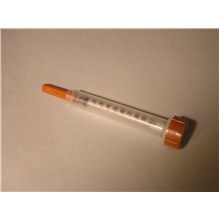 1cc Syringe with  28g x 1/2 100/bx
