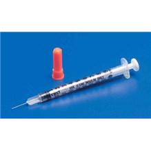 1cc Insulin Syringe with 28g x 1/2