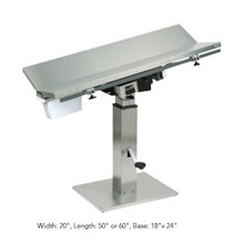 V-Top Surgery Table with Adjustable Hydraulic Column and heated top 60