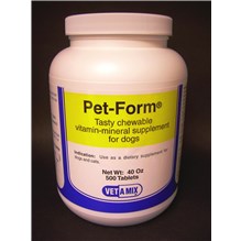 Pet-Form Tabs 500ct