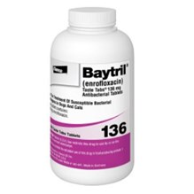 Baytril Taste Tabs 136mg 200ct