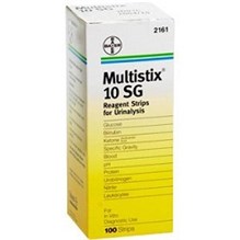 Multistix 10 SG Urine Strip 100