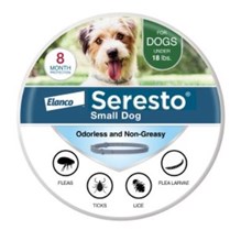 Seresto Flea and Tick Collar Small Dogs up to 18lbs 6ct