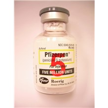 Penicillin G Potassium Injection 5 mil/vial  10 vial pack