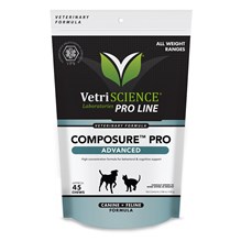 Composure Pro Advanced Chews All Weights Dogs and Cats 45ct