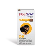 Bravecto Chews 4.4-9.9Lb 10 Cards x 1ds  Yellow
