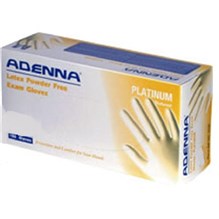 Exam Gloves Adenna Platinum Large Textured 5.5mil 100/bx  PLT556