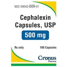 Cephalexin Caps 500mg 100ct Cronus Label