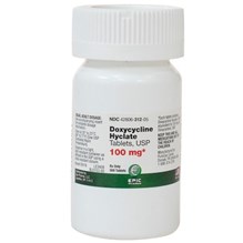 Doxycycline Tabs 100mg  500ct  Epic Label