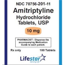 Amitriptyline Tabs 10mg 100ct
