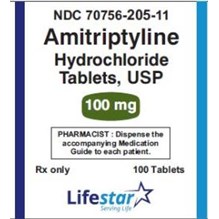 Amitriptyline Tabs 100mg 100ct Lifestar Pharma