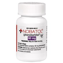 Nobatol Tabs 60mg 60ct C4 Vet Labeled Phenobarbital