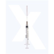 Exel Syringe 3cc with 22g x 3/4 Luer Lock  100/bx