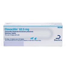 Clavacillin Tab 62.5mg 210ct (amoxicillin trihydrate/clavulanate potassium)