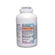 Enrofloxacin Flavored Tabs 136g 200ct  ZyVet Label