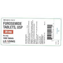 Furosemide Tablets 20mg 1000ct