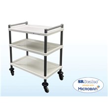 SR Scale Aluminum / Composite Utility Cart  with 3 shelves