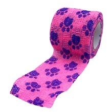 PetFlex Bandaging Tape Pink Pawprint 2